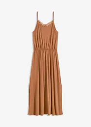 Jerseykjole med blonder, bonprix