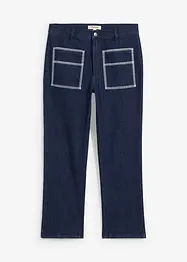 Straight-jeans High Waist, cropped, bonprix