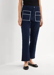 Straight-jeans High Waist, cropped, bonprix
