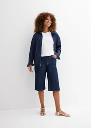 Bermudashorts i denim Mid Waist, Low Stretch, bonprix