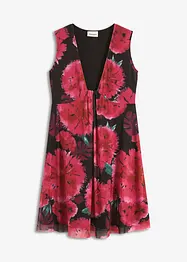 Minikjole med mesh, bonprix