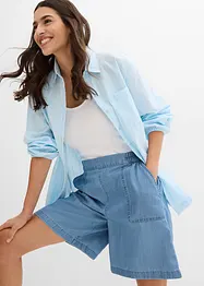 Pull on-shorts med kjølende lin, bonprix