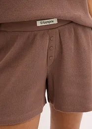 Loungewear-kosedress med shorts i vaflet jersey, bonprix