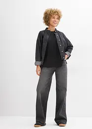 Blusetopp i resirkulert polyester, bonprix