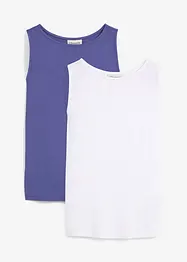 Topp i myk viskose (2-pack), bonprix