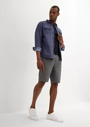Bermudashorts med stretch og legg, Regular Fit, bonprix