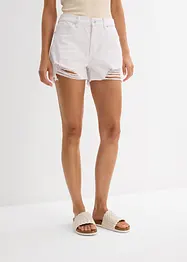 High Waist-shorts i twill, bonprix