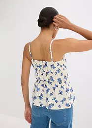 Stroppetopp i strukturert krepp, bonprix