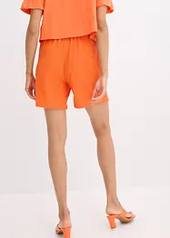 Jerseyshorts i lett krepp, bonprix