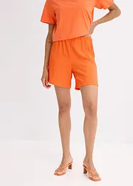 Jerseyshorts i lett krepp, bonprix