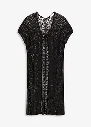 Heklet strandkimono i viskose, bonprix
