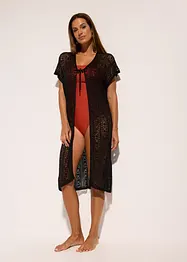 Heklet strandkimono i viskose, bonprix