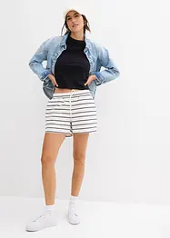 Sweatshorts i bomullsmiks, bonprix