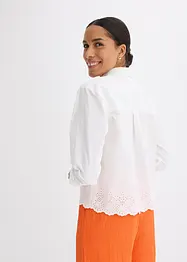 Skjortebluse i 100% bomull, bonprix