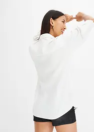 Skjortebluse i musselin, bonprix