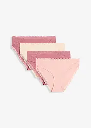 Truse med økologisk bomull (4-pack), bonprix