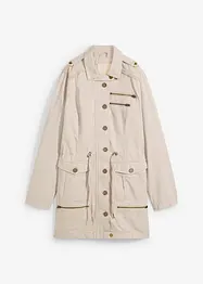 Bomullsparkas i utility-stil, halvlang, bonprix