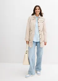 Bomullsparkas i utility-stil, halvlang, bonprix