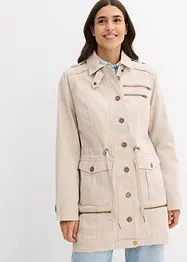 Bomullsparkas i utility-stil, halvlang, bonprix