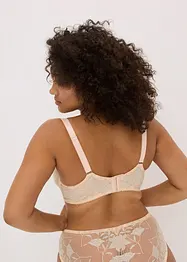Minimizer-BH med bøyle og tofargede lurex-blonder, bonprix