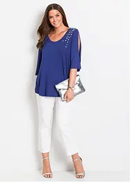 7/8-lang slip on-bukse       med stretch, bonprix