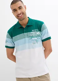 Kortermet poloskjorte i jersey i 100% bomull, bonprix
