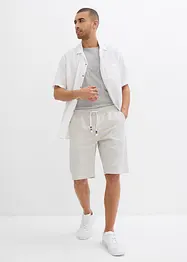 Bermudashorts i linmiks, Regular Fit, bonprix
