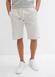 Bermudashorts i linmiks, Regular Fit, bonprix