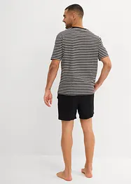 Pyjamas med V-hals, bonprix