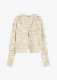 Kort cardigan med paljetter, bonprix