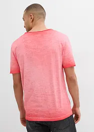 T-skjorte i 100% økologisk bomull og vasket look, bonprix