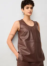 Singlet med forstykke i lammenappa, bonprix