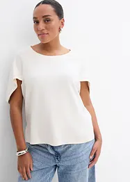 Oversized topp i lett viskosemiks, bonprix