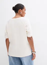 Oversized topp i lett viskosemiks, bonprix