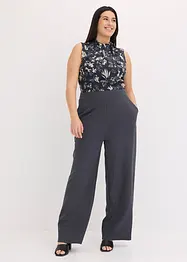 Jumpsuit med chiffon, bonprix