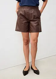 Skinnshorts i lammenappa, bonprix