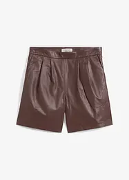 Skinnshorts i lammenappa, bonprix