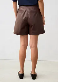 Skinnshorts i lammenappa, bonprix