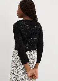 Strikket bolero med 3/4-lange ermer, bonprix