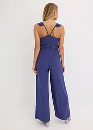 Jumpsuit med chiffon, bonprix
