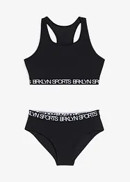 Trenings-bikini med bryterrygg (2-delt sett), bonprix