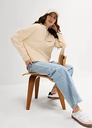 Oversized sweatshirt i økologisk bomull, bonprix