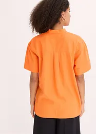 Skjortebluse i fin viskosemiks, bonprix