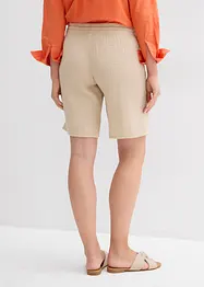 Slip on-bermudashorts av musselin, bonprix
