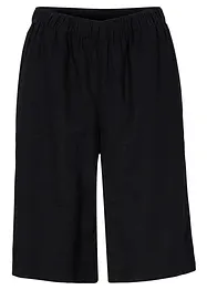 Bermudashorts i lin-/viskosemiks, High Waist, bonprix