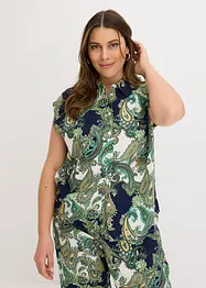 Bluse i lett viskose med trykt mønster, bonprix