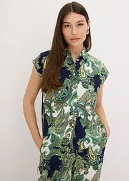 Bluse i lett viskose med trykt mønster, bonprix