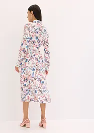 Skjortekjole i lett viskose med print, bonprix
