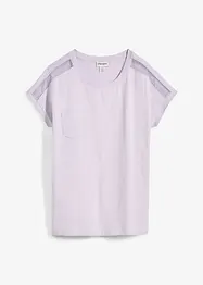 Ledig topp med blonder, bonprix