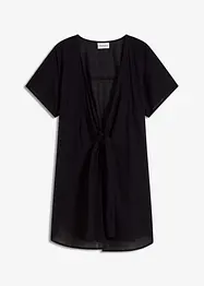 Strandbluse i transparent materiale, bonprix